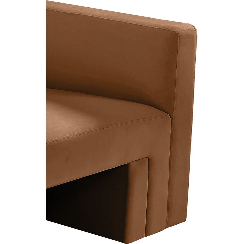 Saddle Velvet Loveseat Z270673