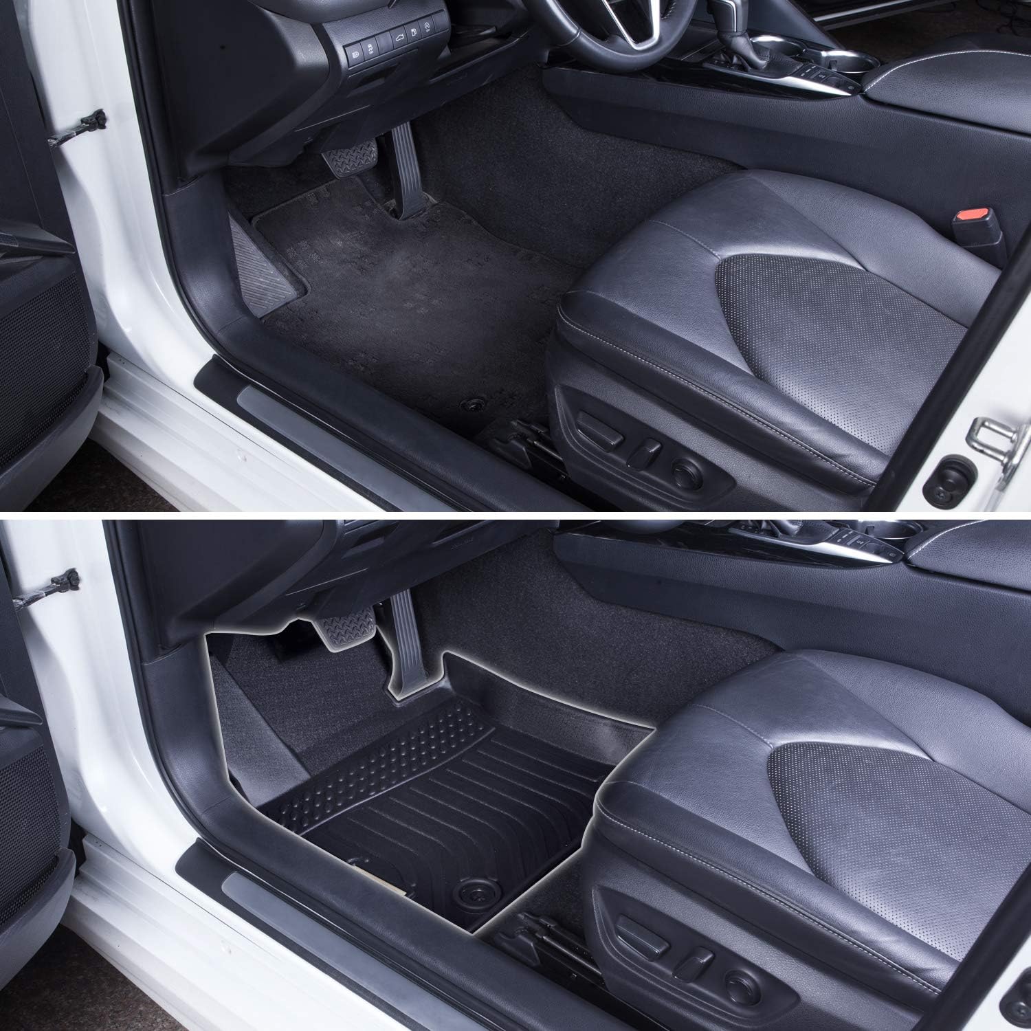 Black Floor Mats Replacement for Subaru Forester Front and Rear Car Carpet M783