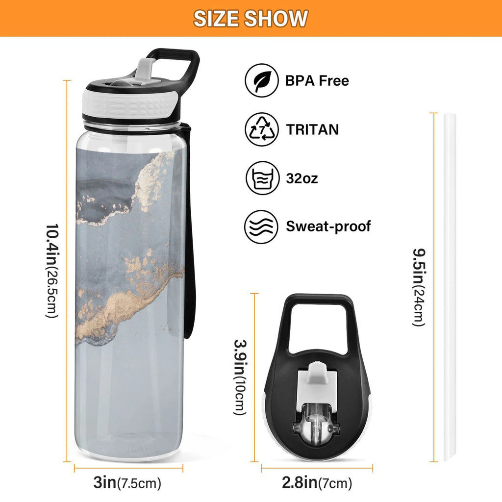 32oz Tritan Leakproof Sports Water Bottle Q2912