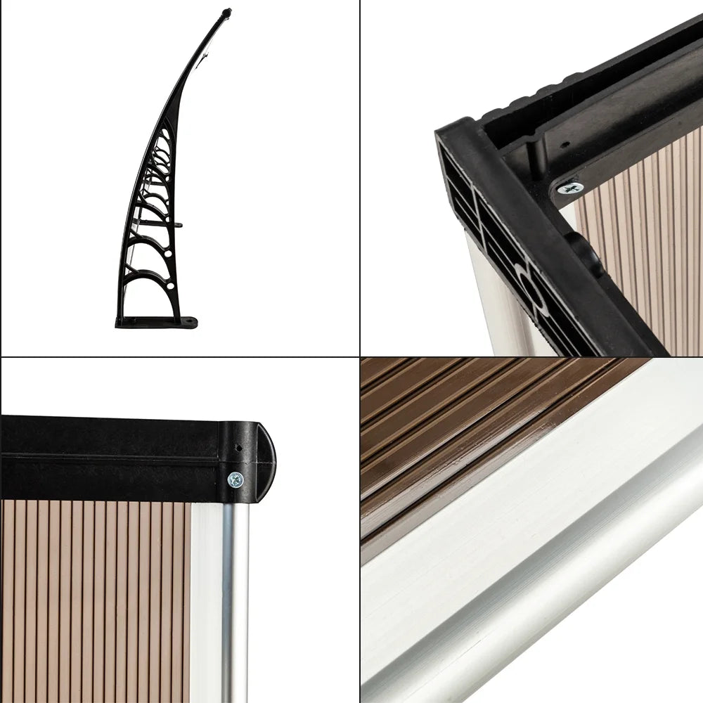 120" X 40" Polycarbonate Window Awning Canopy Z841995