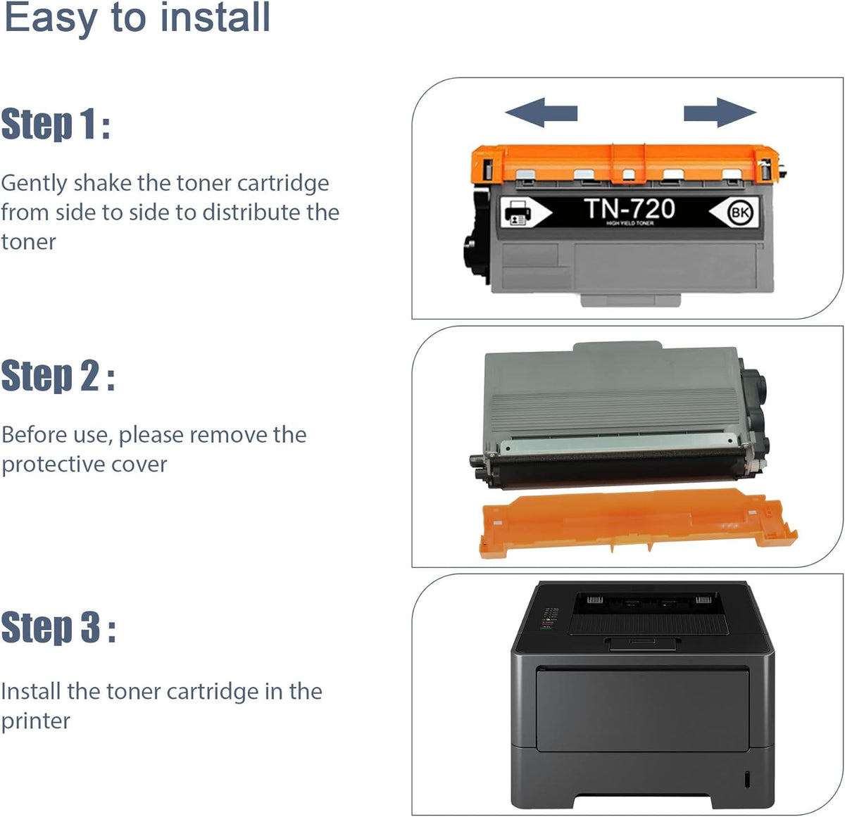 Black TN-720 Toner Cartridge X97900