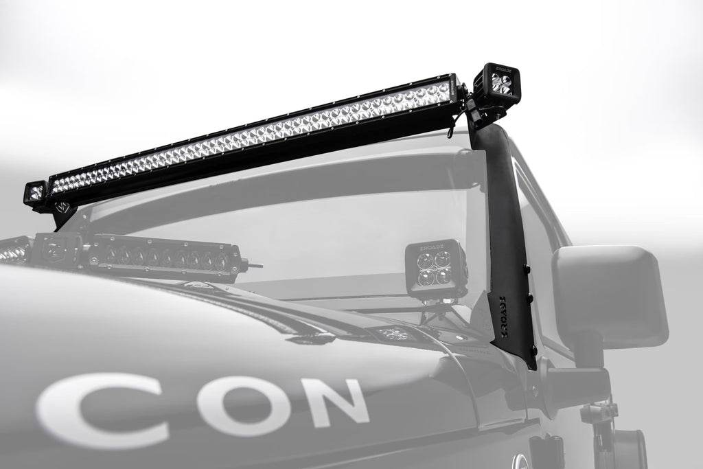 A Pillar Roof Single Bar 52" Mounts Straight W571154