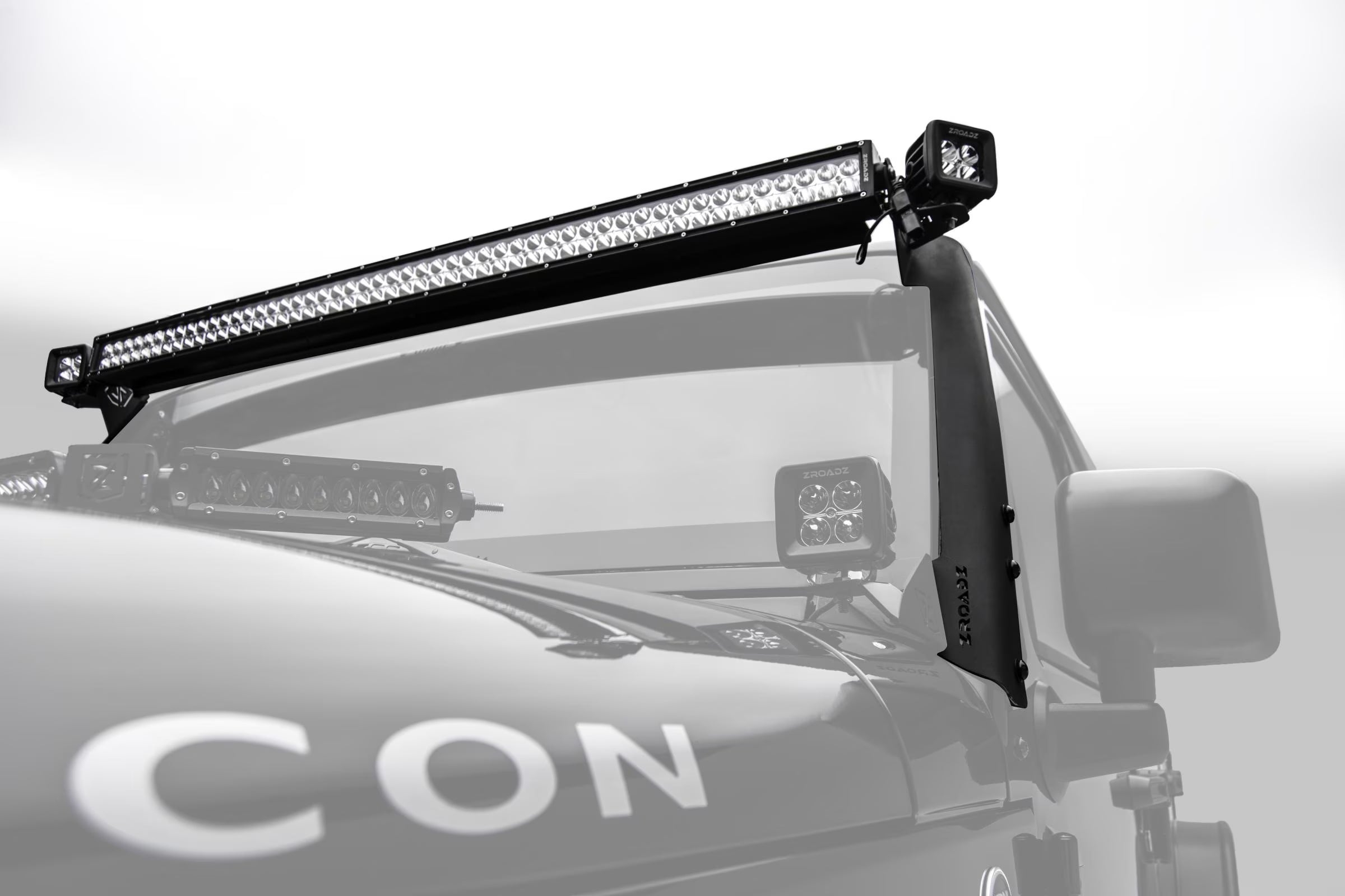 A Pillar Roof Single Bar 52" Mounts Straight W571154