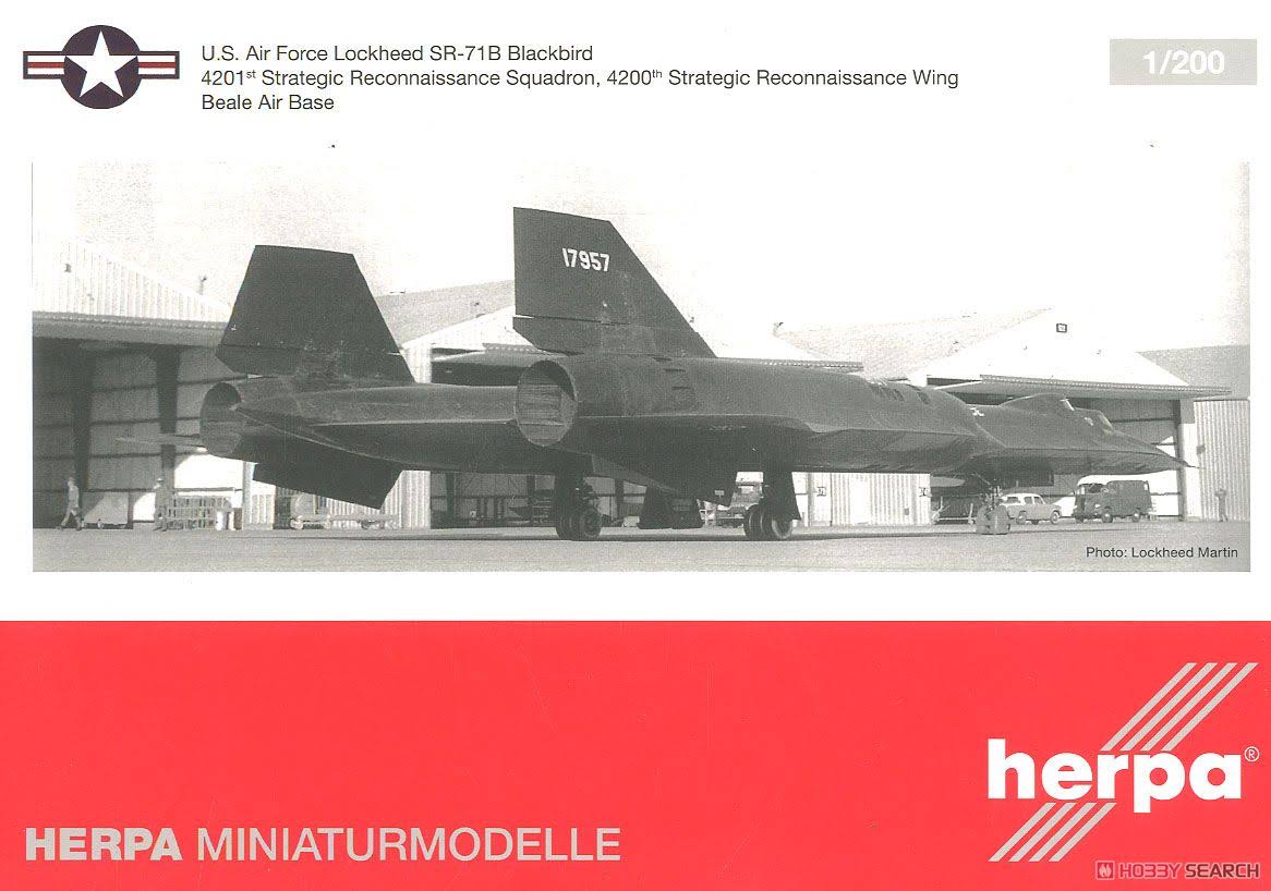 SR-71B 1/200 Aircraft Z5190