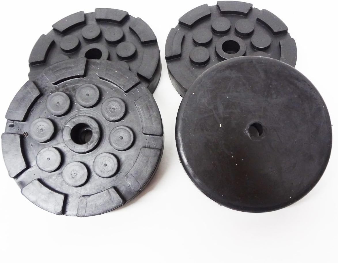 Round Rubber Pads for Quality Lifts Set of 4 R769966