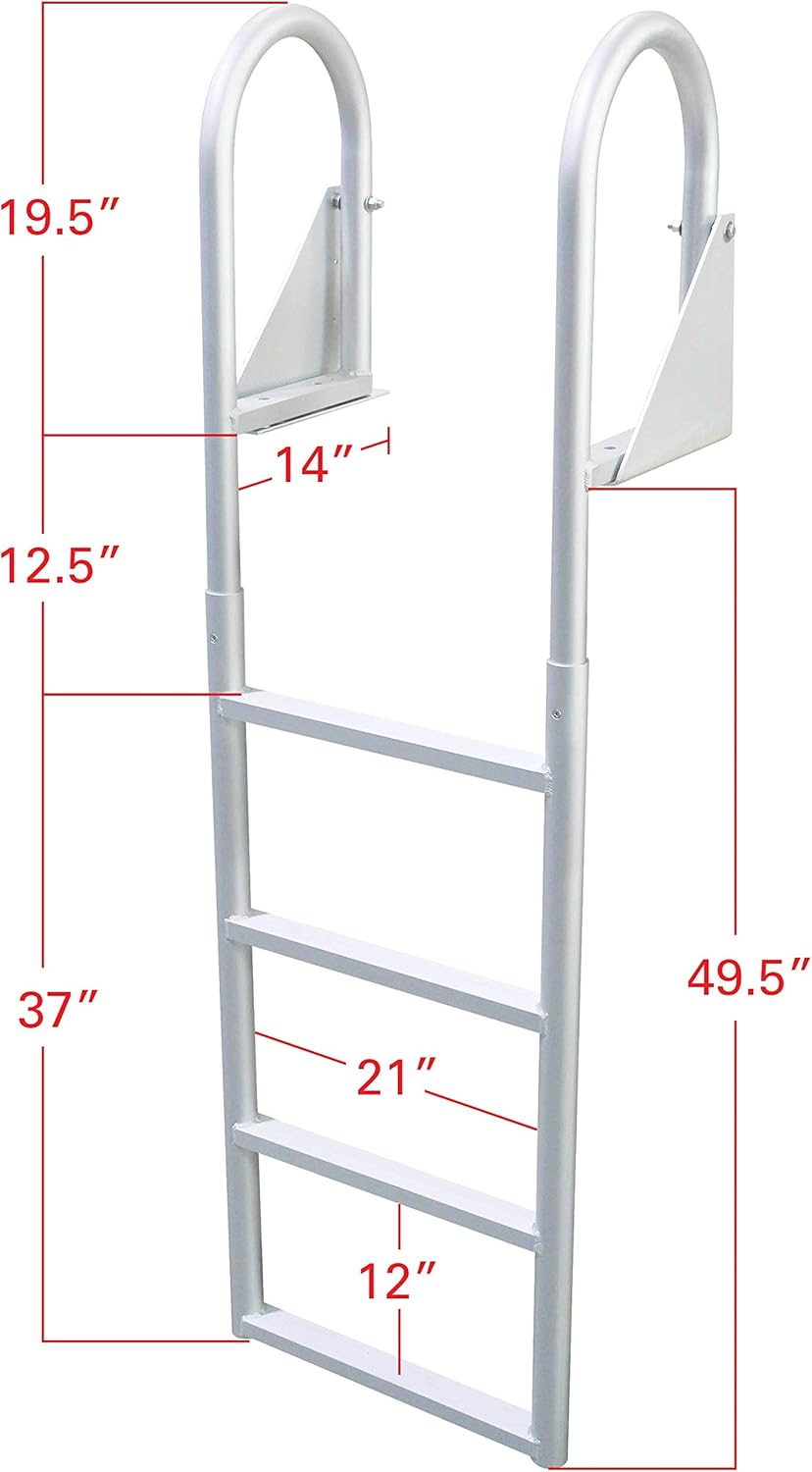 4-Step Flip-Up Dock Ladder H93824