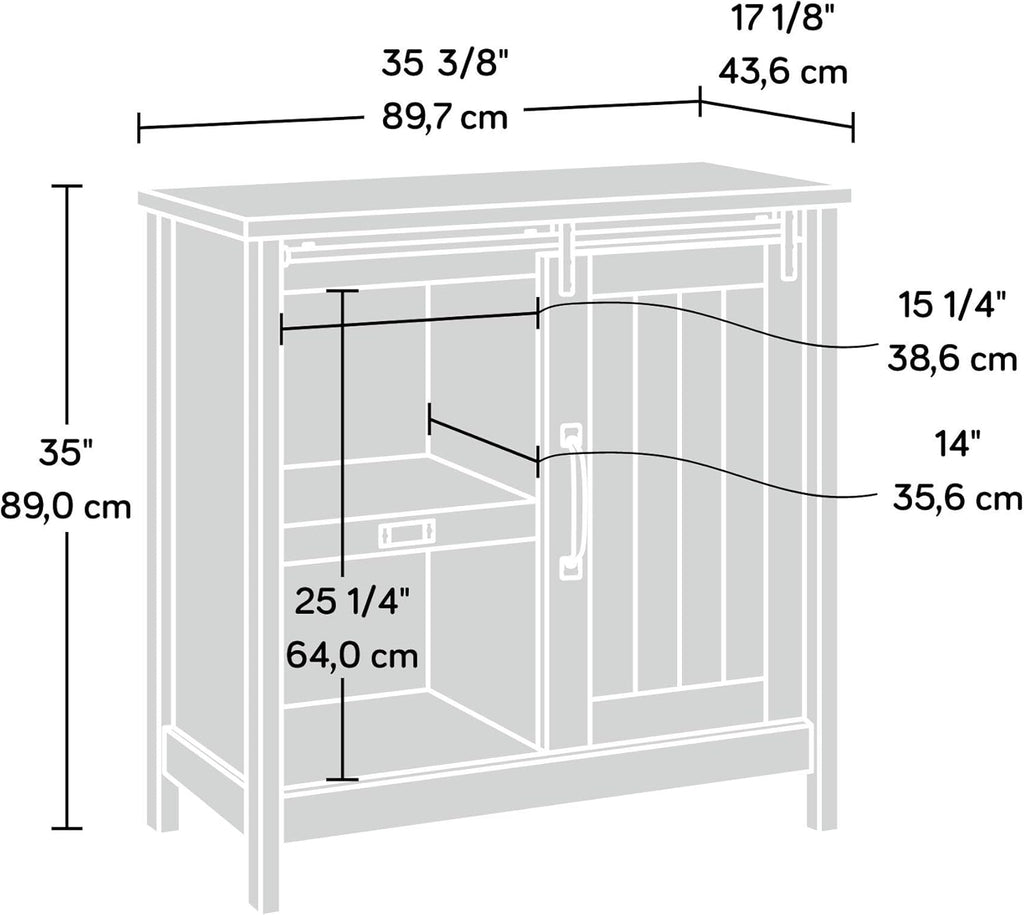 Craftsman Oak Storage Cabinet D73050