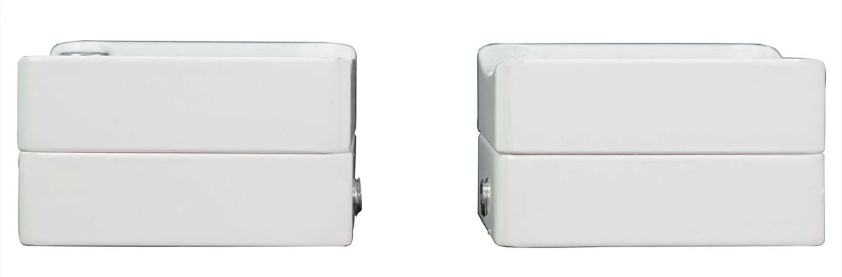 5.25" 360° Swivel White Aluminum Tower Speakers I8214