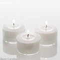 Clear Extended Burn Tealight Candles White Unscented Set of 100 K34459