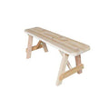 Unfinished Wood Bench C1415