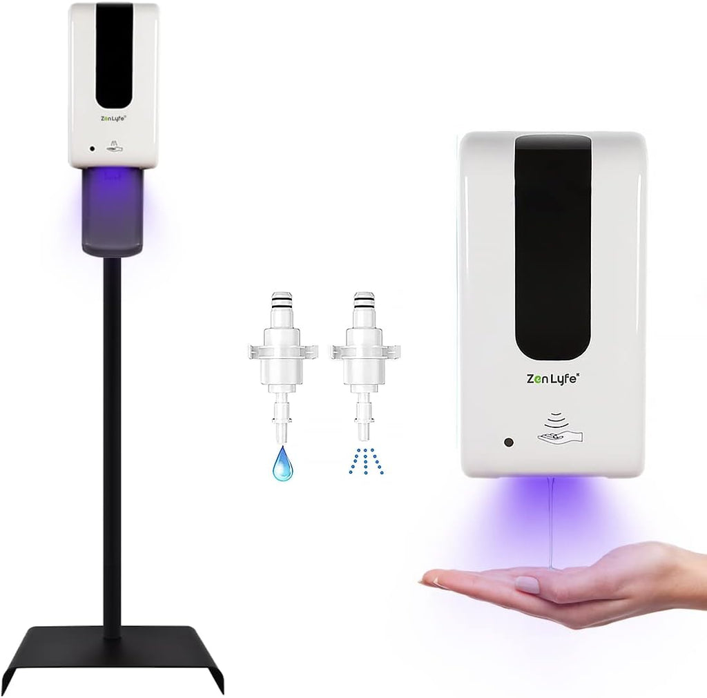 Touchless Steel Hand Sanitizer Station with 1200ml Capacity M48088