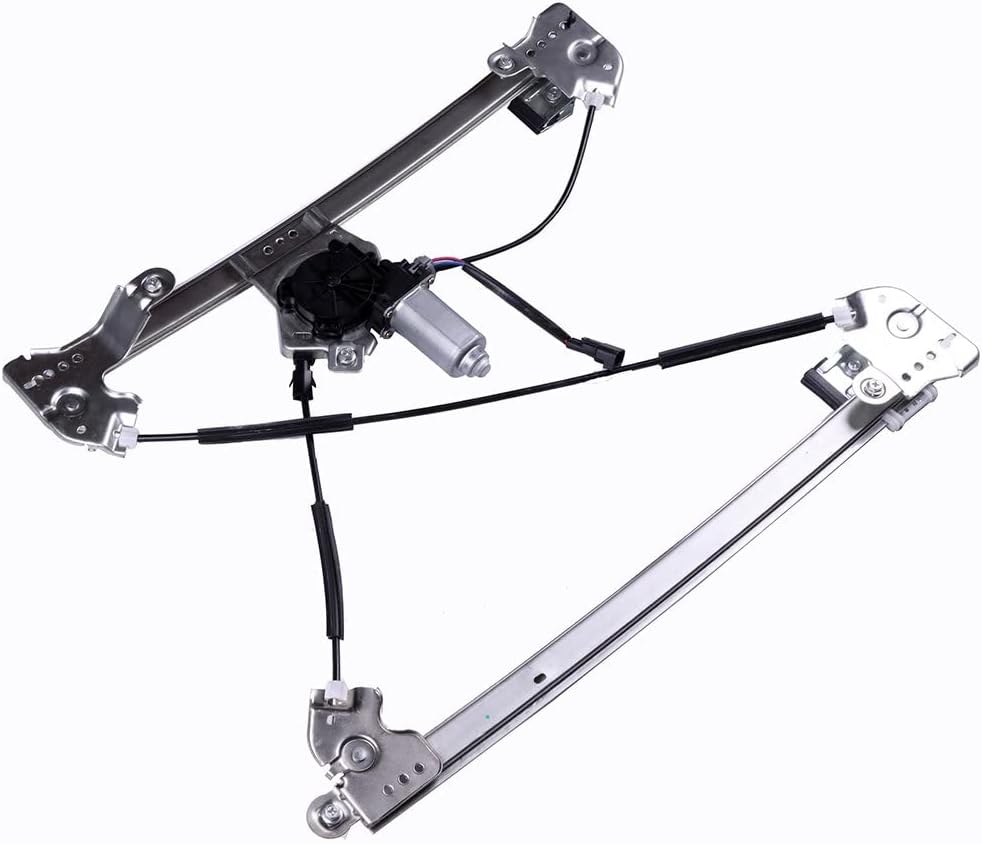 Front Left Power Window Motor and Regulator Assembly Pack of 2 F82637
