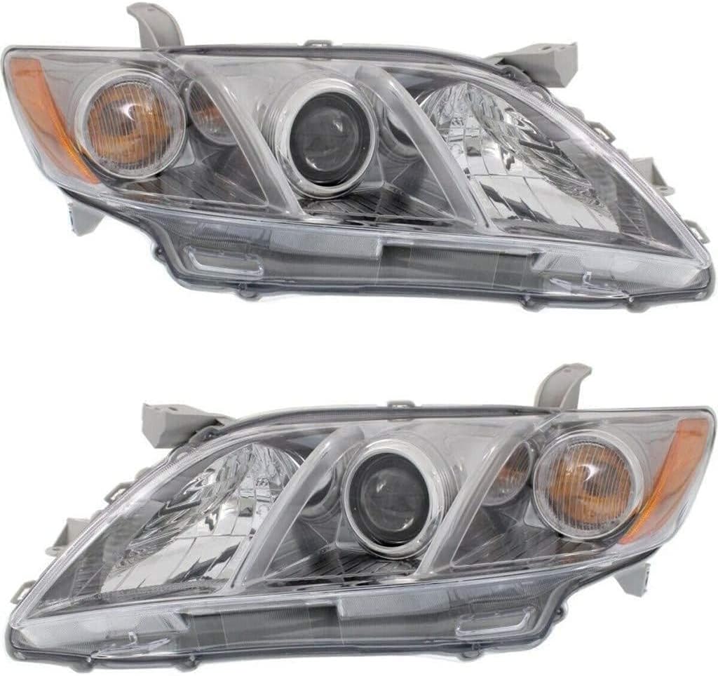 Pair Headlights Assembly Unit for Toyota Camry P54104