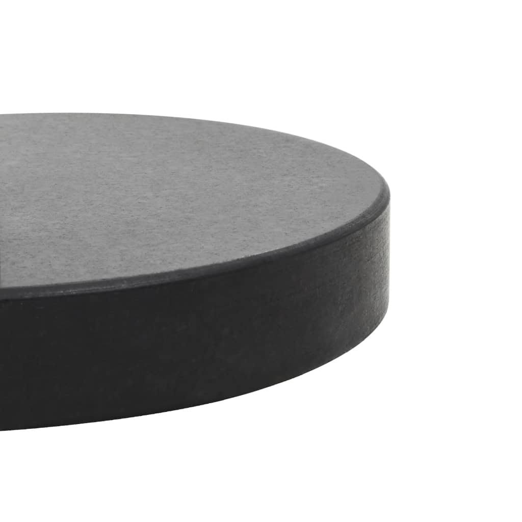 Granite Parasol Base 66.1 lb Square Black S509464