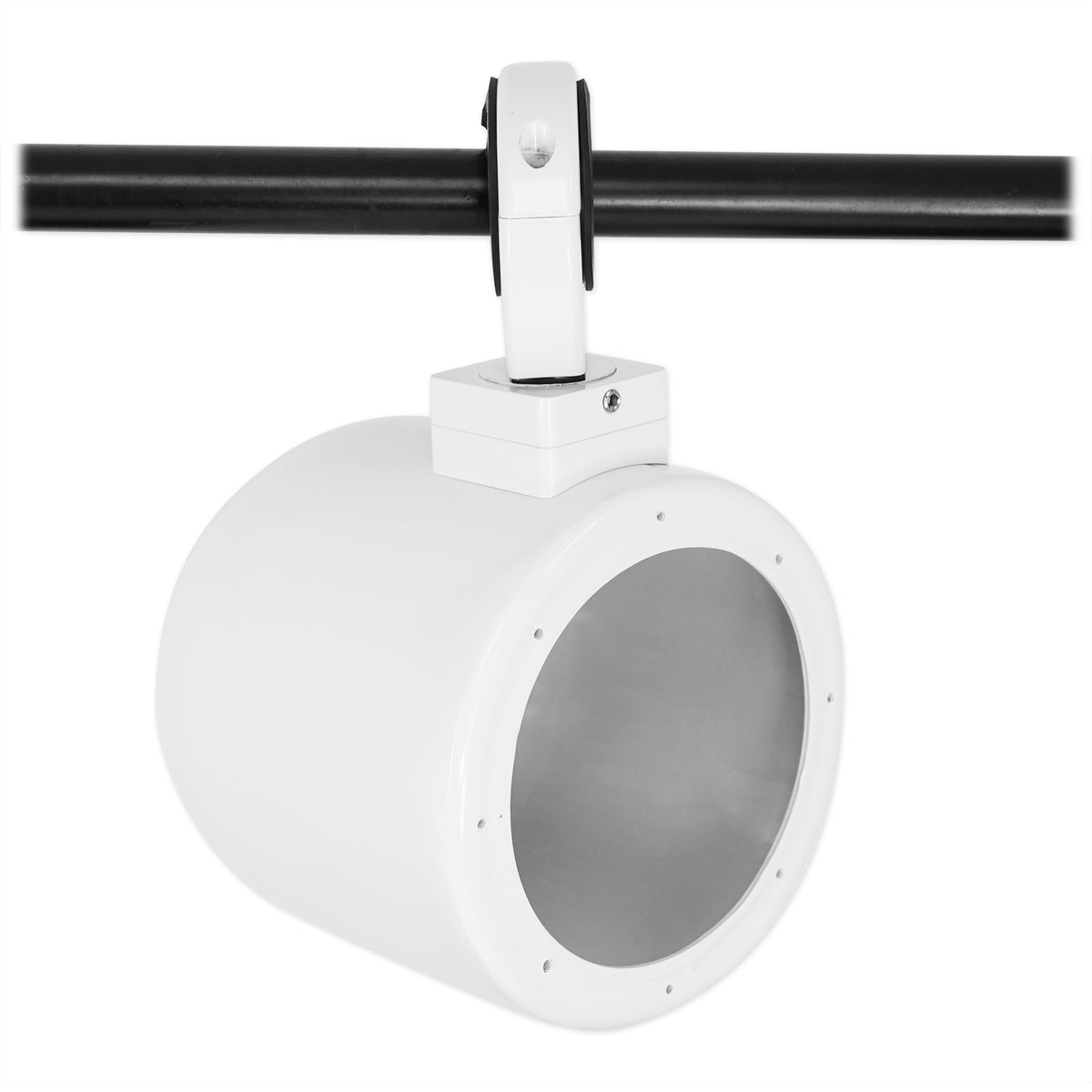 5.25" 360° Swivel White Aluminum Tower Speakers I8214