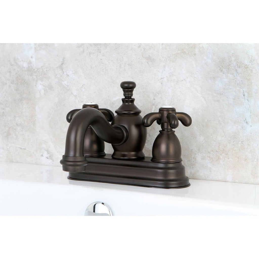 4x22 Centerset Bathroom Faucet, Brushed Nickel W89321