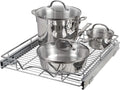 Chrome Finish Wire Frame Pull Out Drawer Cabinet Organizer, Pack of 2 A809888