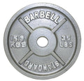 Gray Olympic Plate - 35 lbs. J73381