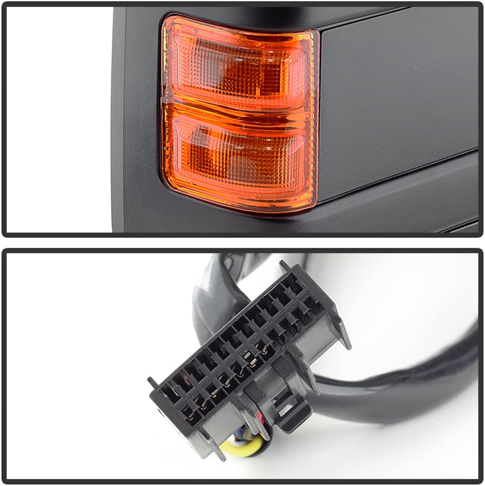 Passenger Side Power Heated Towing Mirror N3902