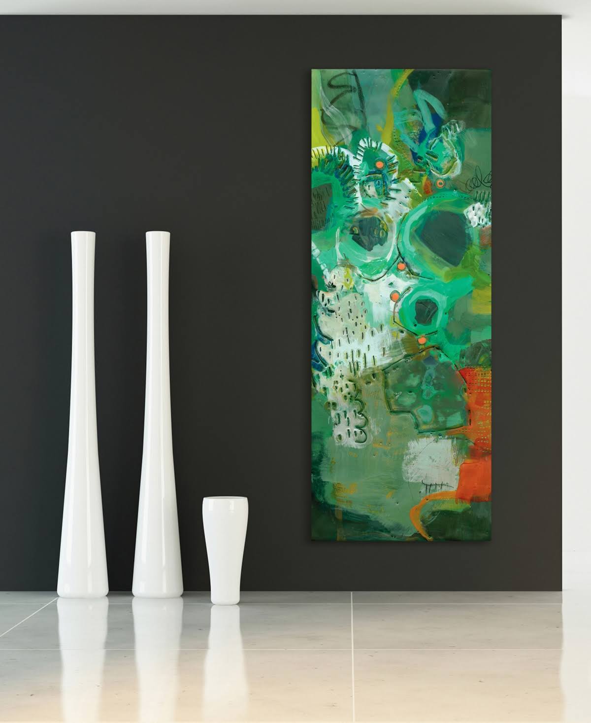 Frameless Printed Tempered Art Glass J6123
