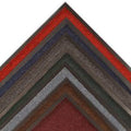 Red-Black Indoor Carpeted Entry Mat - 6 ft Width - 3 ft Length - Vinyl Backing Material D4620