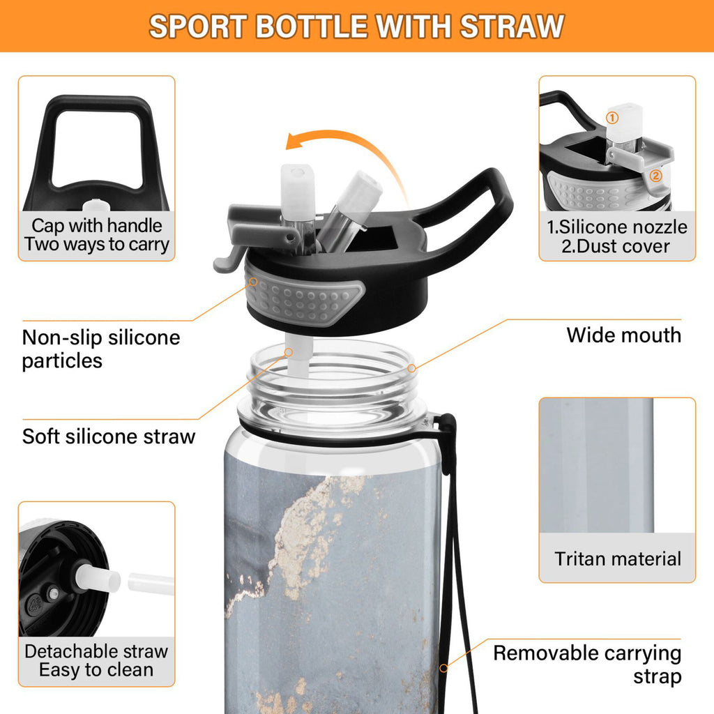 32oz Tritan Leakproof Sports Water Bottle Q2912