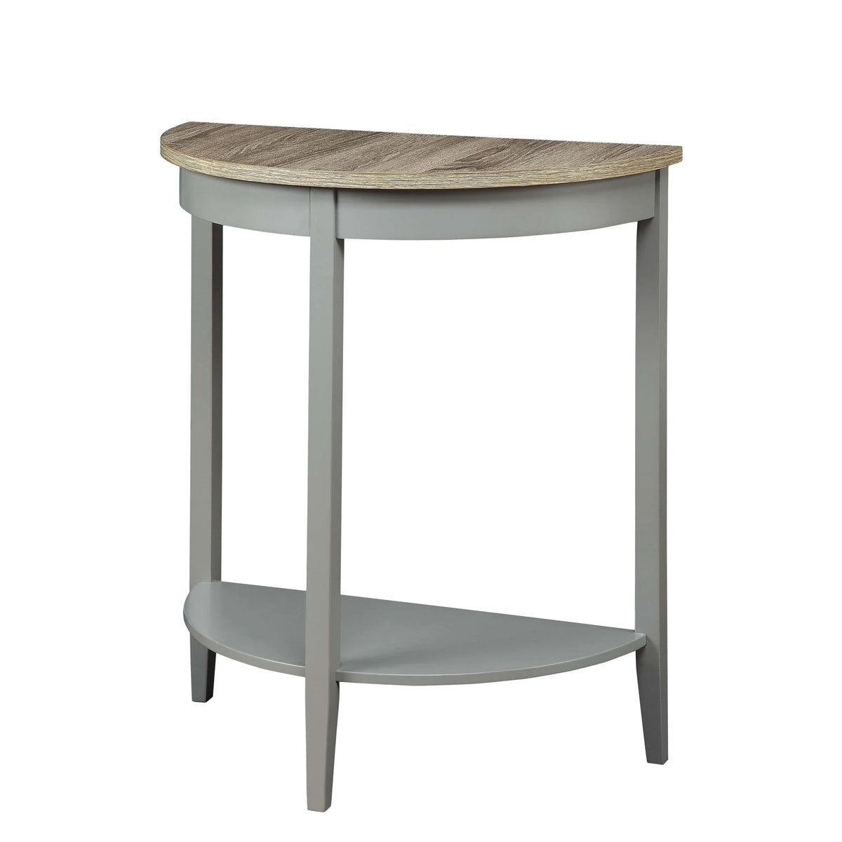 Gray Oak Console Table C773
