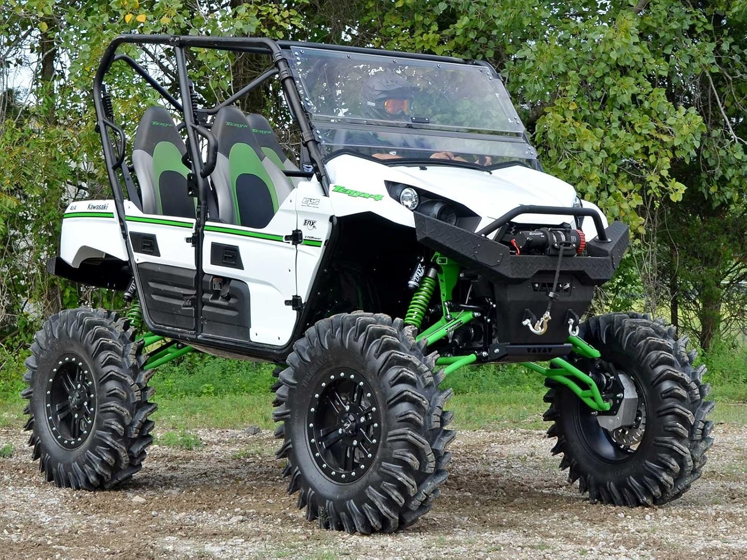 1/4 Thick Polycarbonate Flip Windshield K528