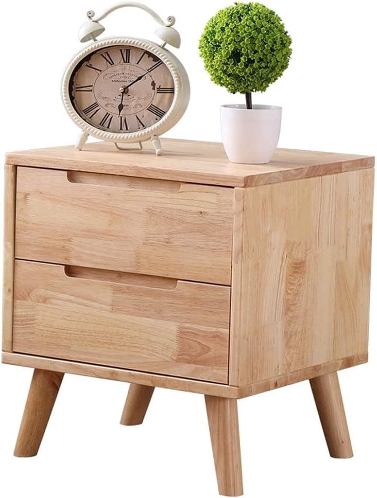 Nordic Solid Wood Storage Bedside Table U768040