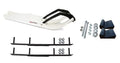 White XPT Snowmobile Skis Complete Kit U1941