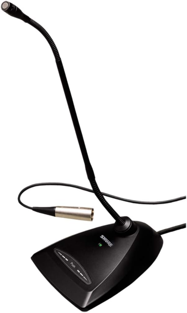 Cardioid Desktop Gooseneck Condenser Microphone with Base and Cable W1913