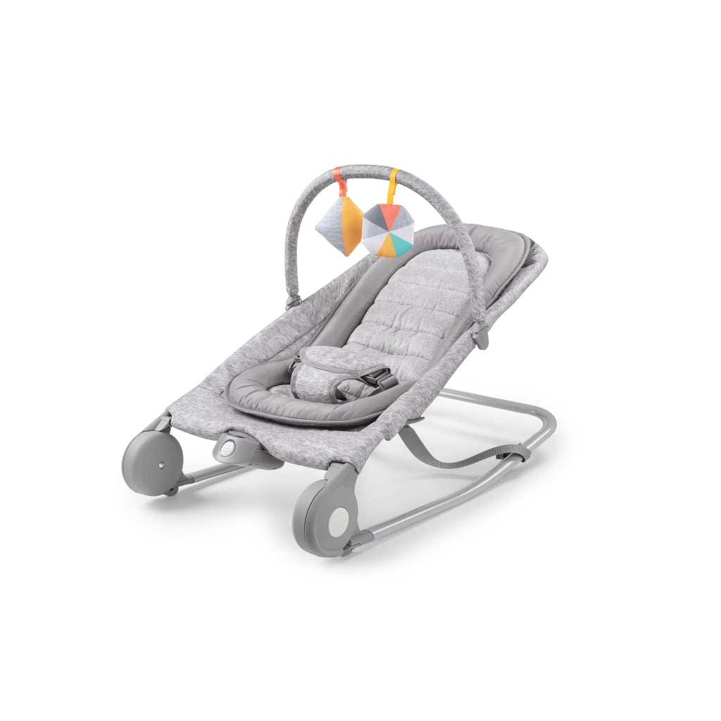 2-in-1 Baby Bouncer & Rocker, Light Gray Tweed A727
