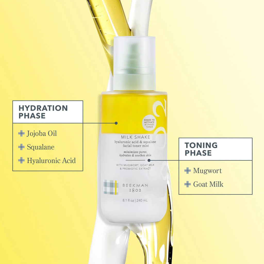 Fragrance Free Facial Toner Mist with Hyaluronic Acid and Squalane E9570