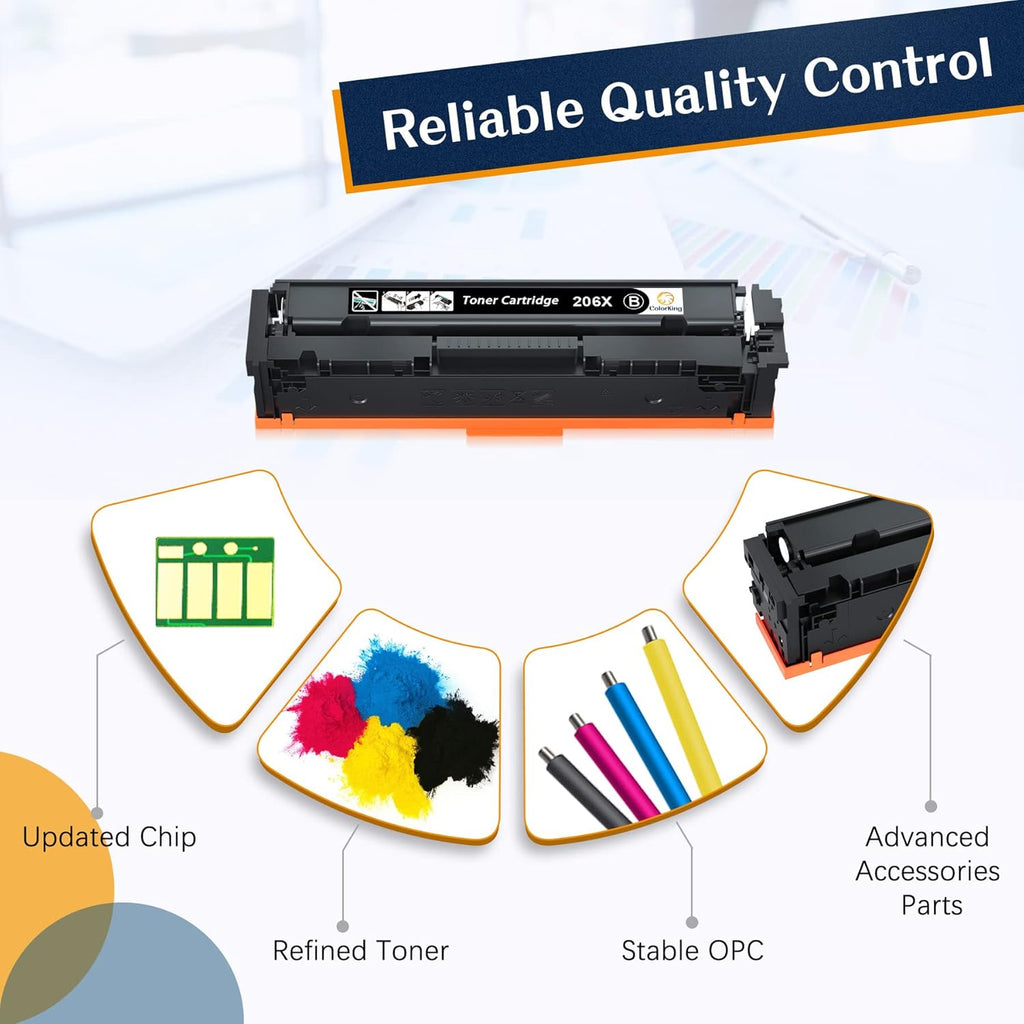 Black Cyan Yellow Magenta Toner Cartridge Set V79762