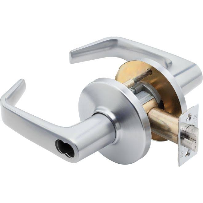 Satin Chrome Finish 15 Lever Dormitory Lockset X2459