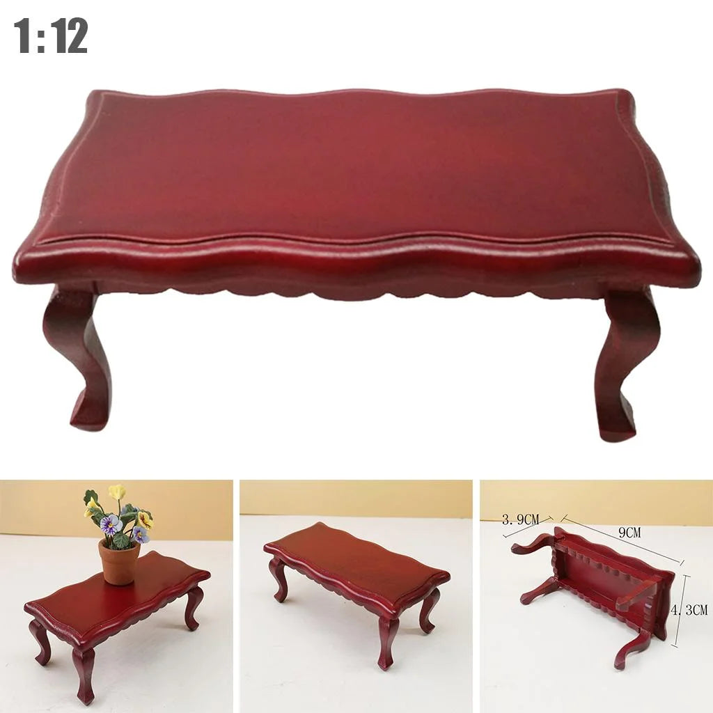 Walnut Tea Table Miniature Dollhouse Furniture E2364