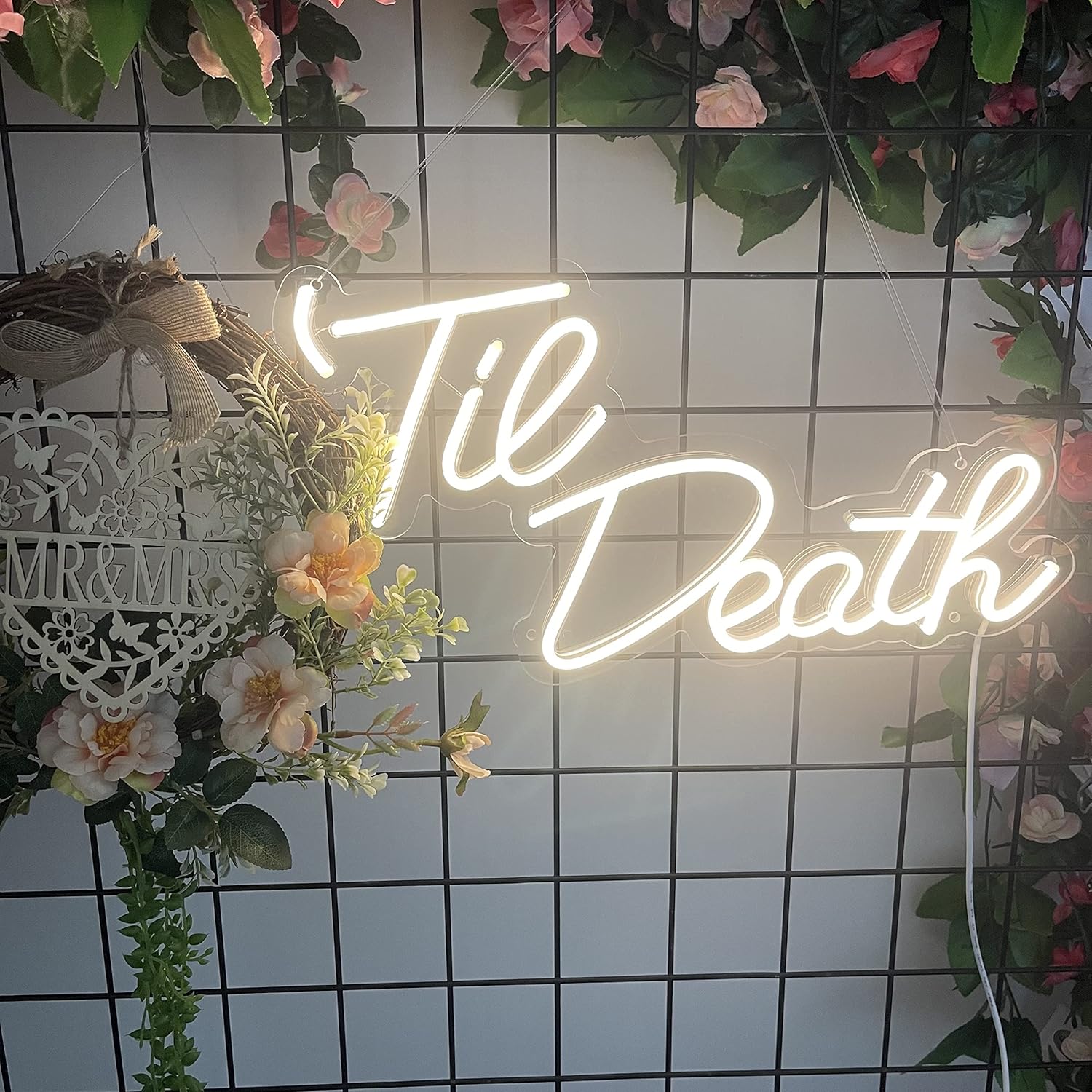 Warm White Neon Sign C6363