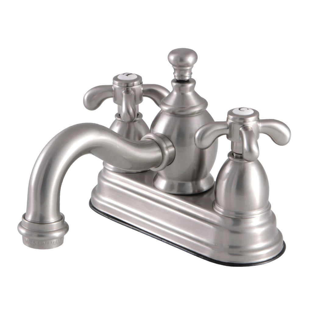 4x22 Centerset Bathroom Faucet, Brushed Nickel W89321