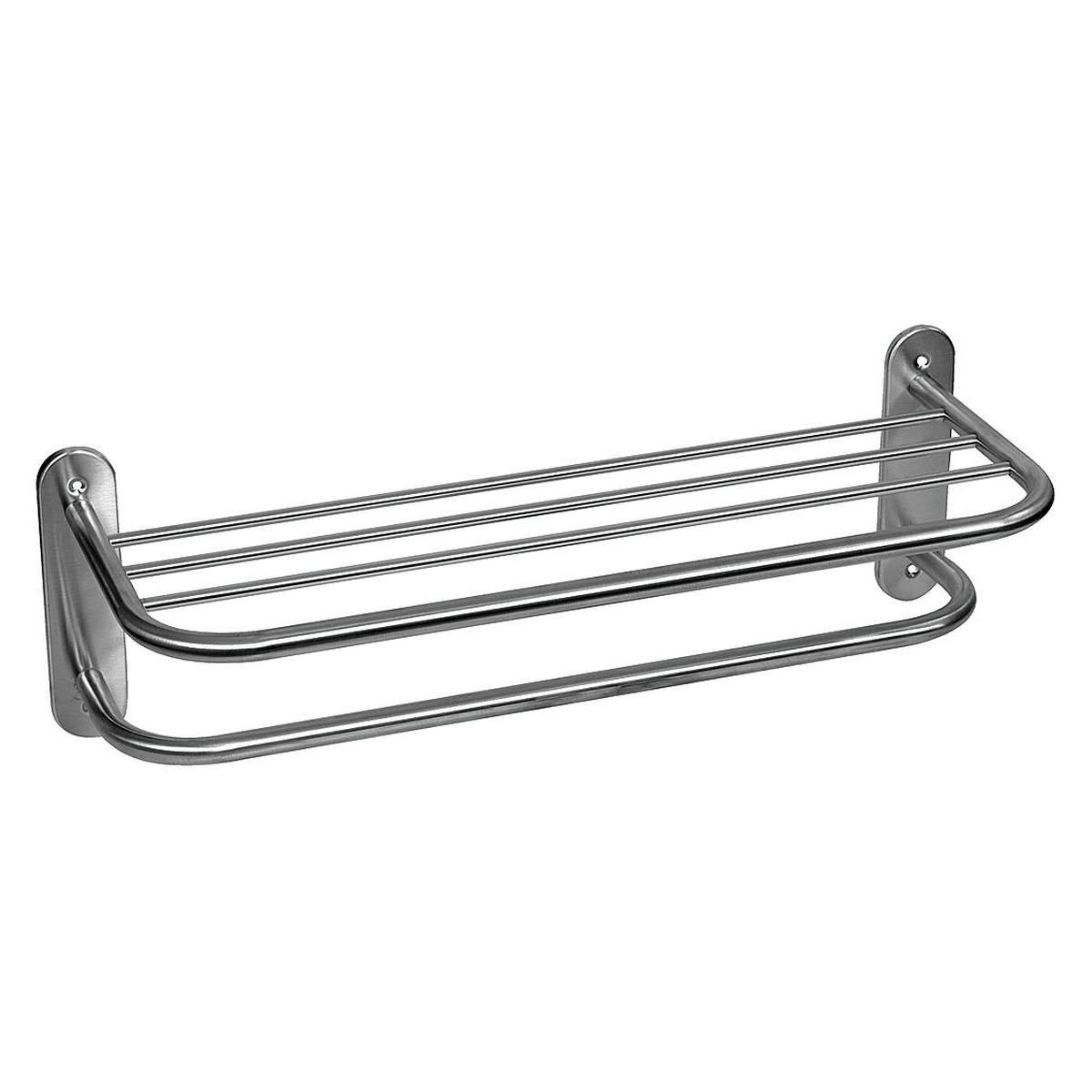 24-inch Satin Nickel Stainless Steel Towel Rack Q907433