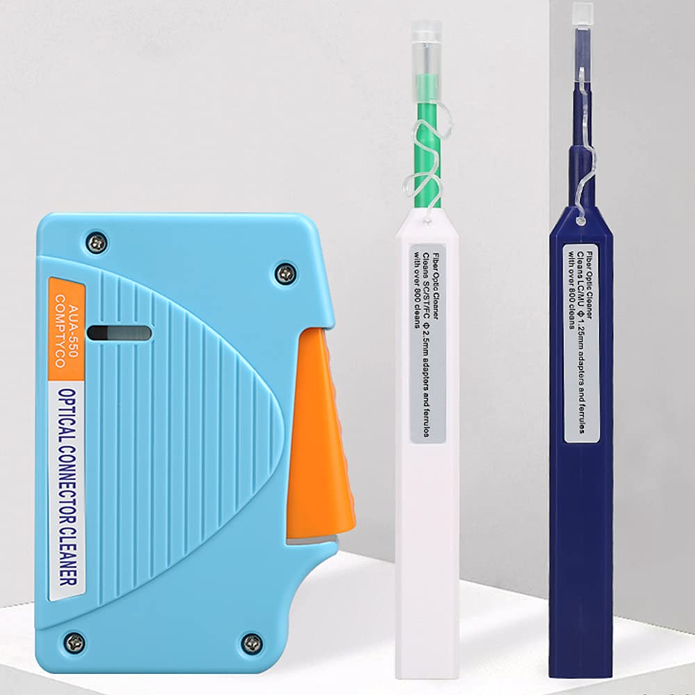 Optic Fiber Cleaning Inspection Kit with 400 Times Microscope and Cleaning Pens X85870