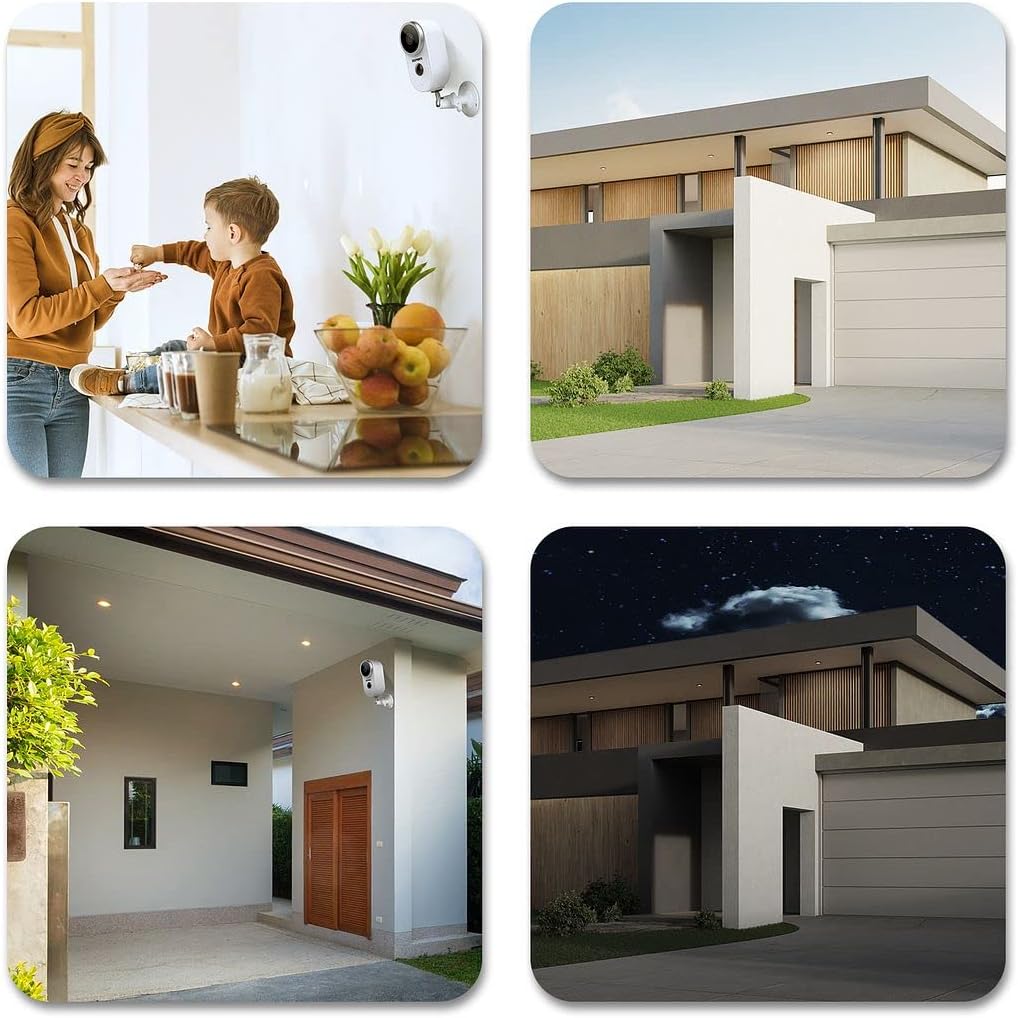 1080P HD Wireless Security Camera with Night Vision R265