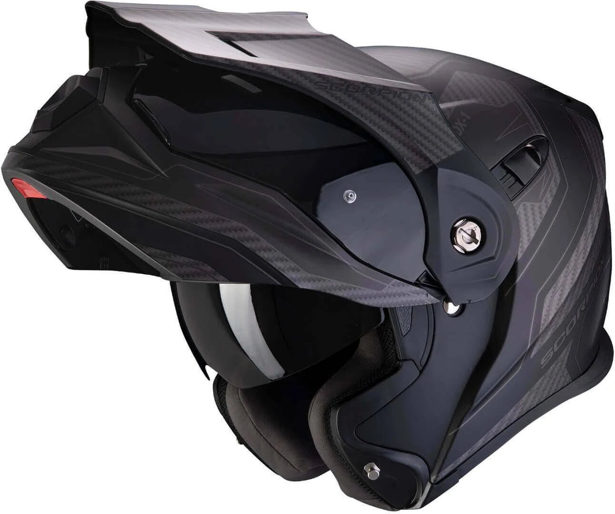 Matt Black-Black Carbon Xs Motorcycle Helmet A98143